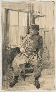 フォーレンダム、1892年7月28日（紙の上のグラファイト） 作： Charles P. Reiffel
